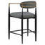 Chaise de comptoir rembourrée (ensemble de 2)-1603831103