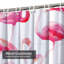 Tissu flamant rose avec 12 crochets aquarelle-668741508