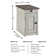 Chailey Floor Shelf End Table with Storage and Built-In Outlets