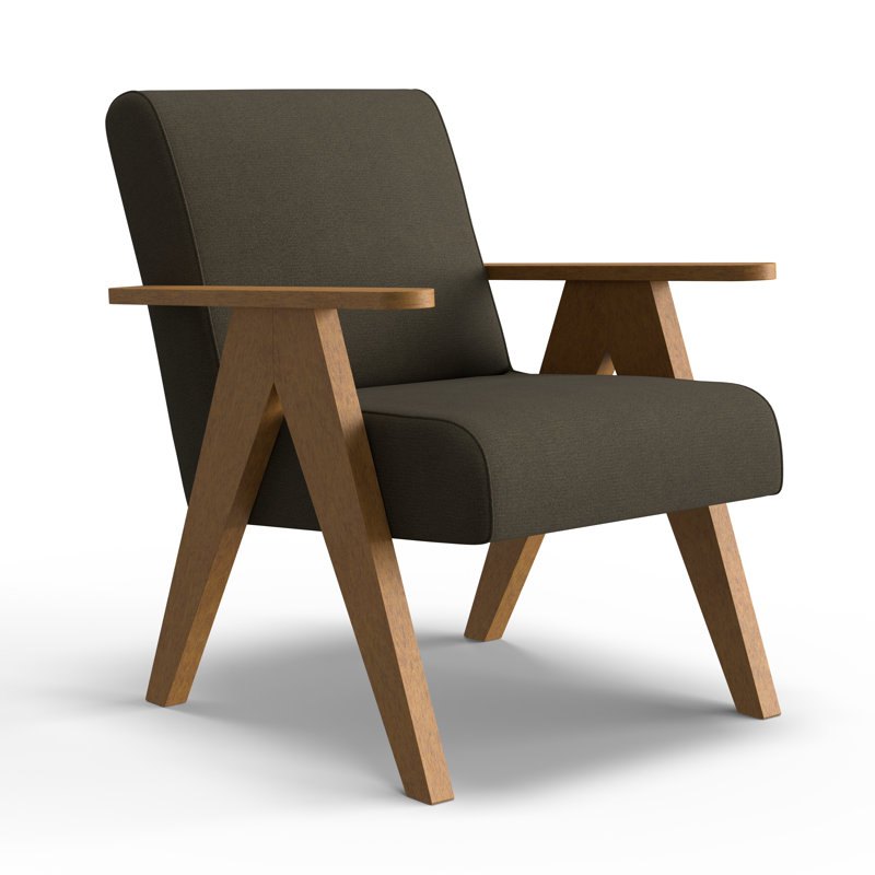 Fauteuil d'appoint, Cendré, Bouleau couleur miel