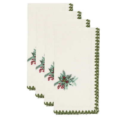 Serviette Holly (ensemble de 4)