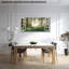  Toile de printemps, décoration murale sur toile, fenêtre ouverte, impression d'art sur la nature, lumière du matin, scène, œuvre d'art, images florales, décoration murale pour le salon, 30 x 60 pouces-1784771176