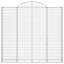 Avaiah Silver Metal Fence Panels Included-814131892