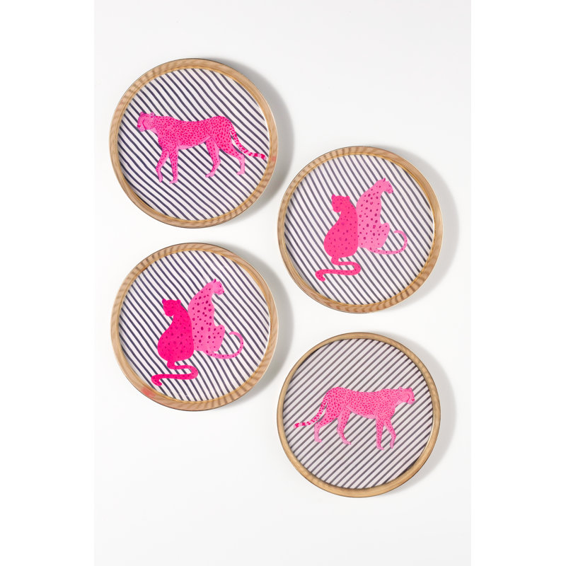 Bold Pop Metal Coaster Set