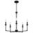 Nahjay 5 - Light Steel Dimmable Chandelier-994374490