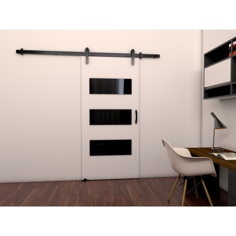 Mackinnon Veneers Sliding Doors, 205cm H x 106cm W x 1.6cm D, White