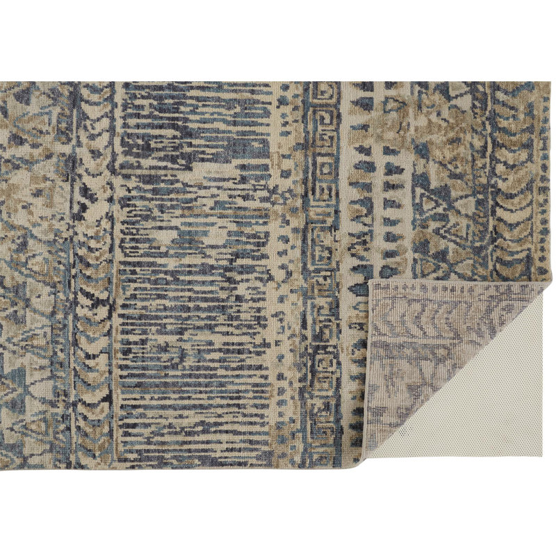 Sabria Performance Wool Abstract Indoor Rug, Rectangle 3'6" x 5'6"