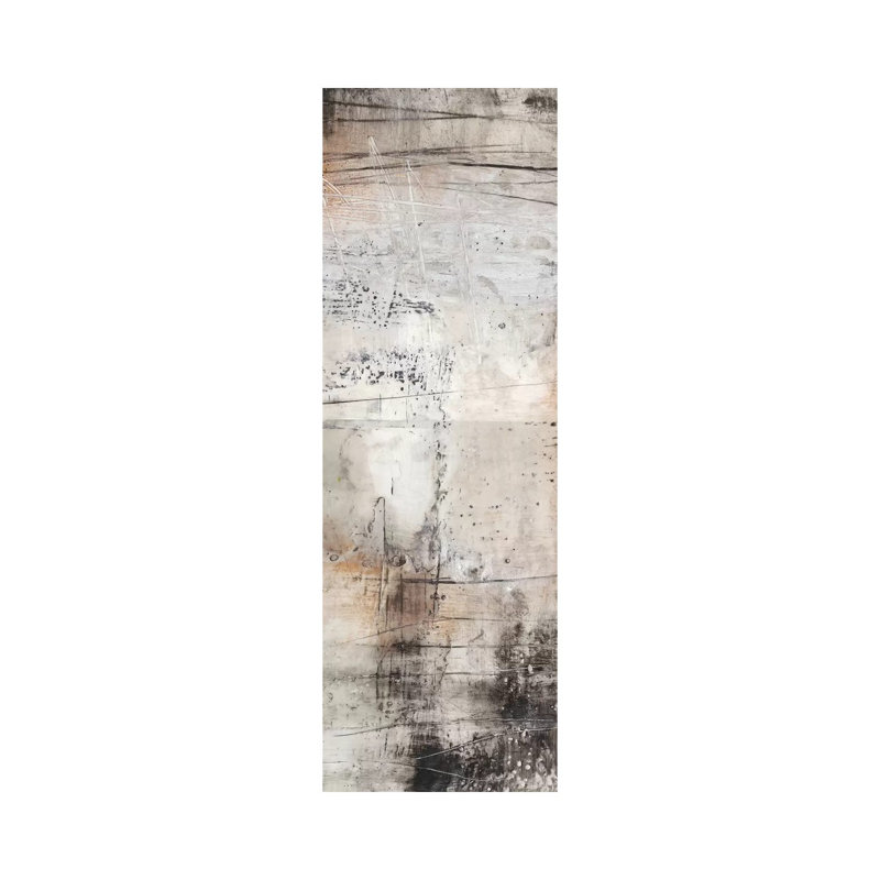 Black, White & Bronze II by Jennifer Goldberger - Wrapped Canvas Panoramic Painting, 152.4 cm H x 50.8 cm W x 1.91 cm D