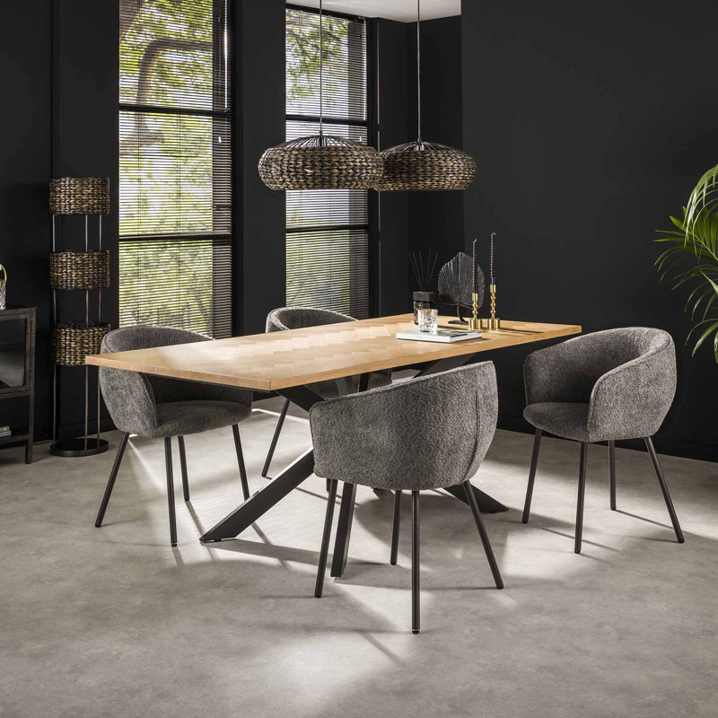 Kylan Rectangular 200cm L x 100cm W Dining Table