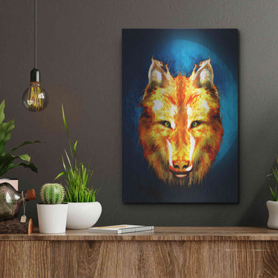 «Lone Wolf» par Michael Stewart sur métal
