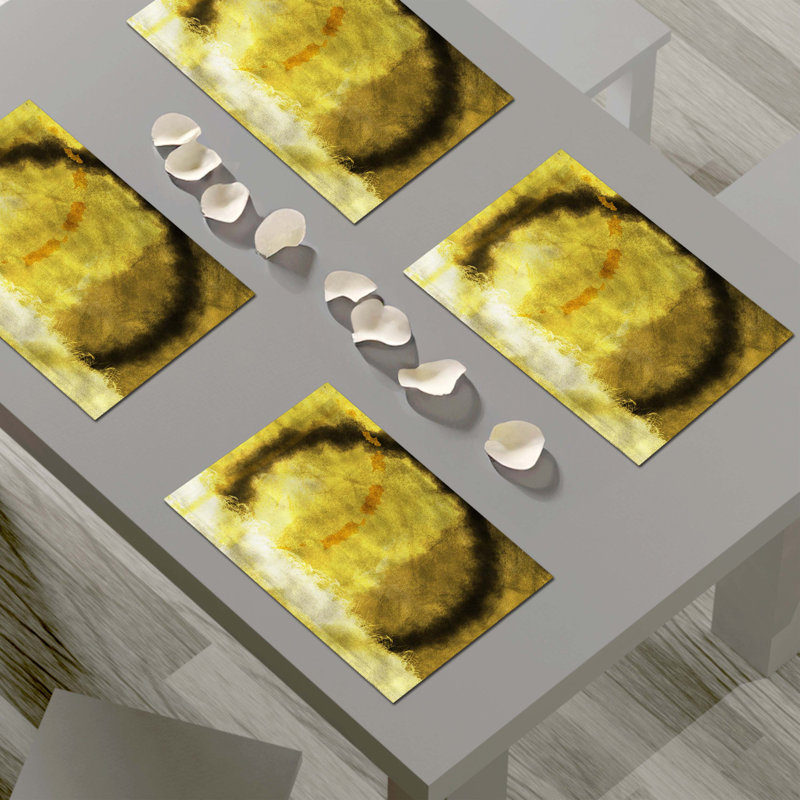 Napperon abstrait en polyester