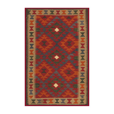 Tapis rouge / brun Southwestern