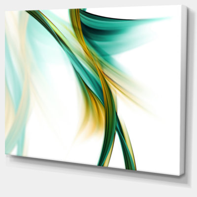 « blue gold texture pattern », impression sur toile tendue