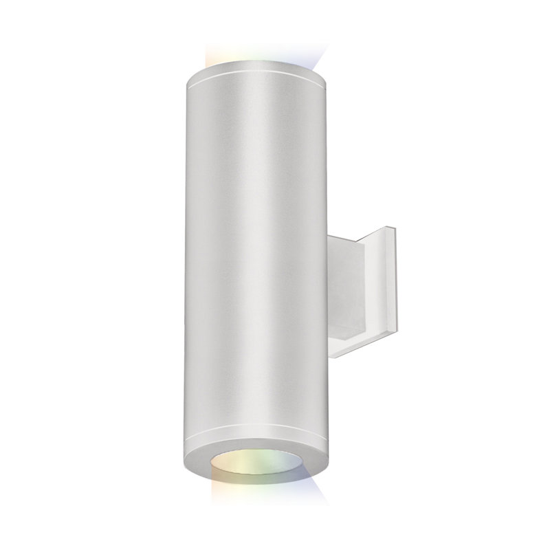 Tube Architectural 5" Color Changing Outdoor/Indoor LED Wall Mount, Color Changing/85, Narrow/Straight Up and Down, White