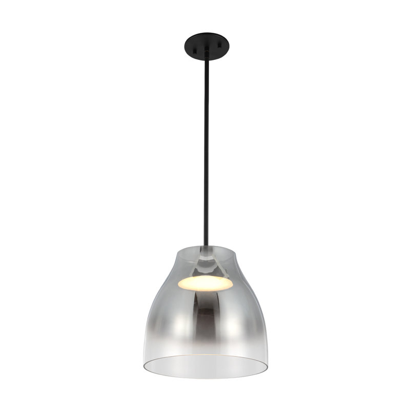 Luminaire suspendu 1 lumière Trinity, Fumé