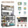 Floramae 39.37'' Steel Standard Baker's Rack with Microwave Compatibility