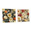 Motif floral de campagne de Meadow - ensemble de 2 peintures murales en acrylique-103926103