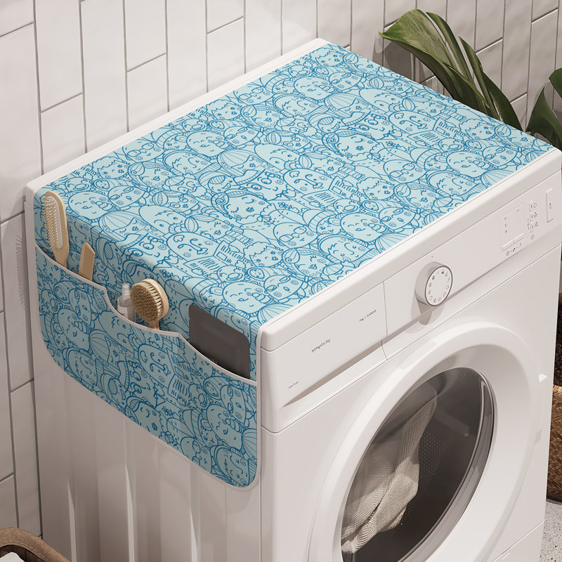 Ensemble de 2 boîtes de rangement de 47 po x 18,5 po Ambesonne
