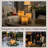 August Grove Flameless Candles - 3-Pack Faux Birch Bark Battery Operated LED Candles with Remote and Flickering Light - Candles for Home Décor