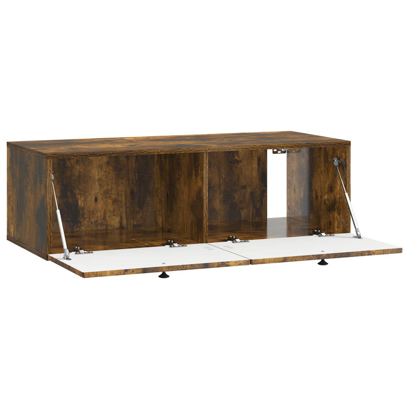 TV Stand, 30cm H x 98cm L x 41cm W, Smoked Oak