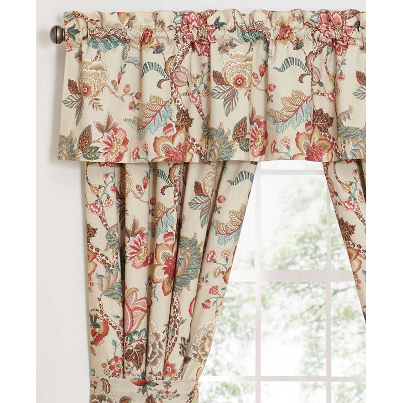 Haylie Floral Tailored  Valance