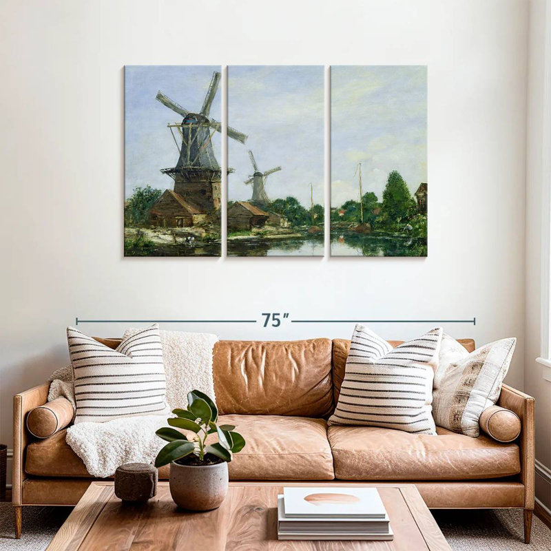 Lilie Dutch Windmills, H 36 po x l 57 po