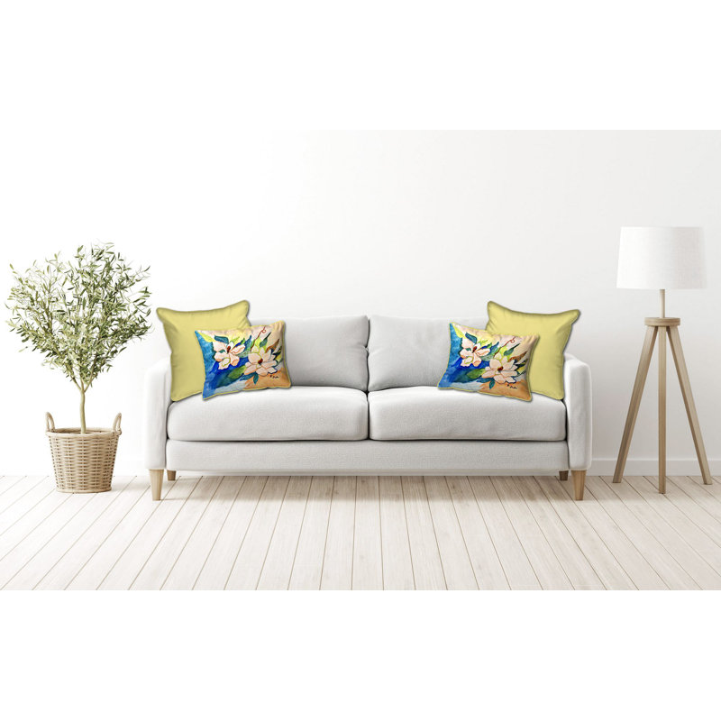 Coussin intérieur / extérieur Tree Over Marsh, H 16 po x l 20 po