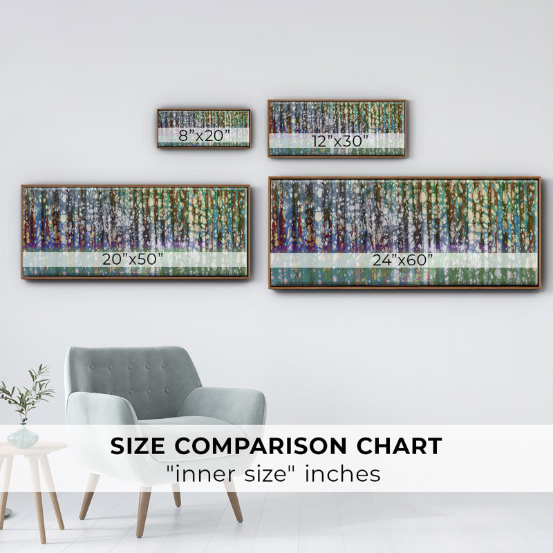 Birch Betik- Framed Canvas, 20" H x 50" W