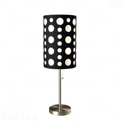 Lampe de table - structure en métal de 33 po de hauteur, design rétro