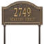 Penhurst Personalized Grande 2-Line Lawn Address Sign-1741820692-1741823326