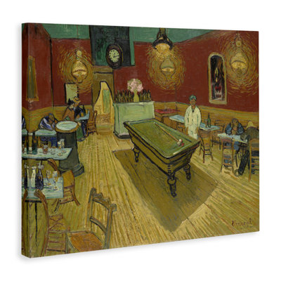 Van Gogh The Night Café Canvas Wall Art by one1000paintings