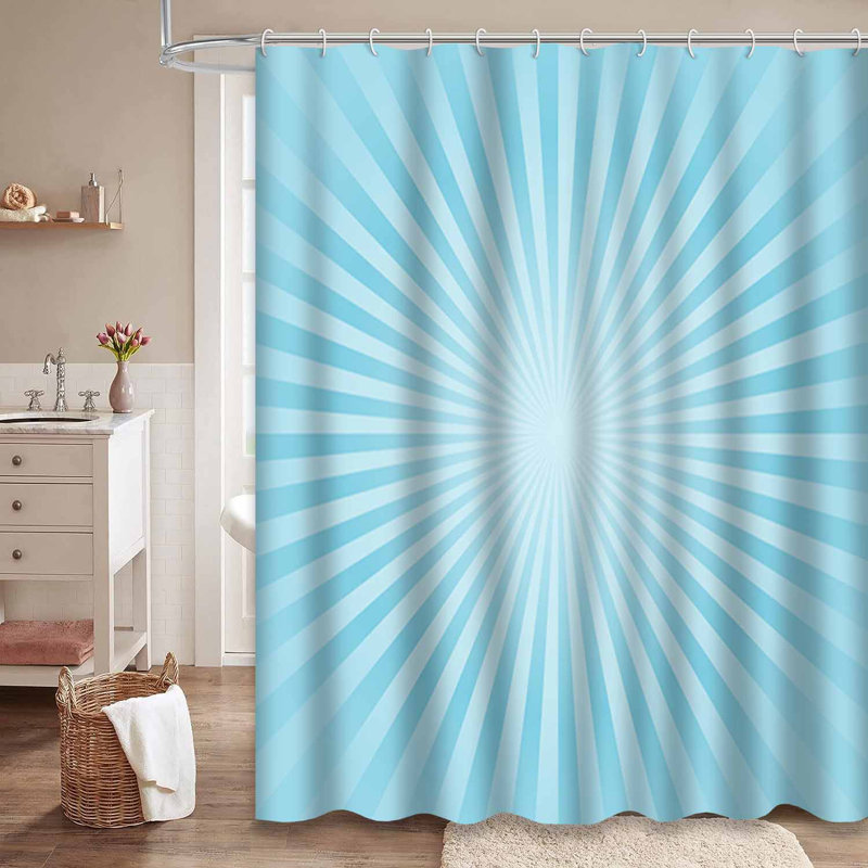 Rideau de douche Starburst, L 72 po x l 84 po
