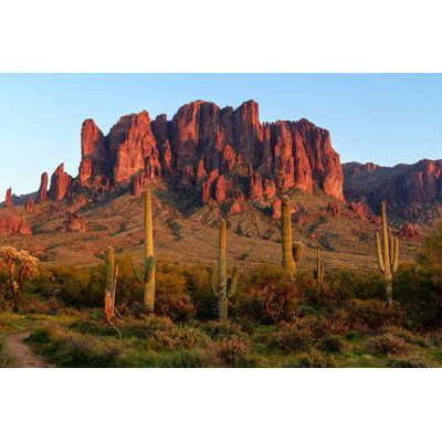 " The Superstition Mountains "