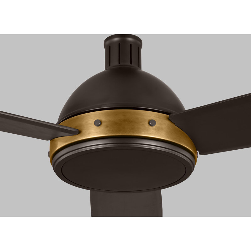 Hicks LED Downrod Ceiling Fan, Deep Bronze