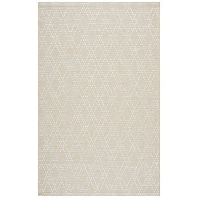 Tapis d'intérieur / extérieur géométrique en polypropylène / polyester Lavaka 850 beige / jaune