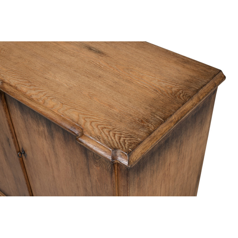 Villefranche Solid Wood Sideboard, Brown
