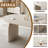 59"-90.5" Extendable Dining Table with Dual-Pillar Design