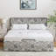 Lit plateforme tapissier Neilius avec housse lavable-92576042-92577772