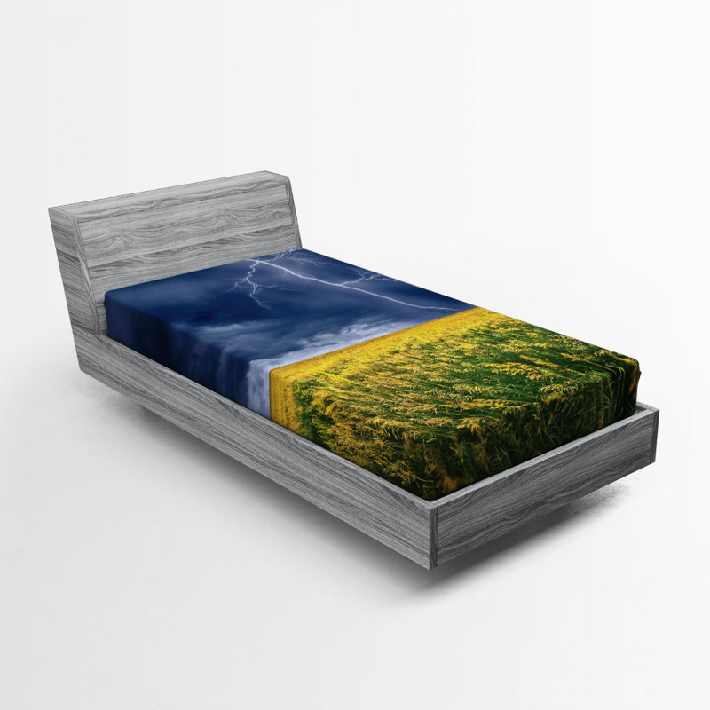 Microfiber Fitted Sheet, Twin Fitted Sheet