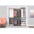 Modular Storage 69" W - 91" W Closet System with Doors