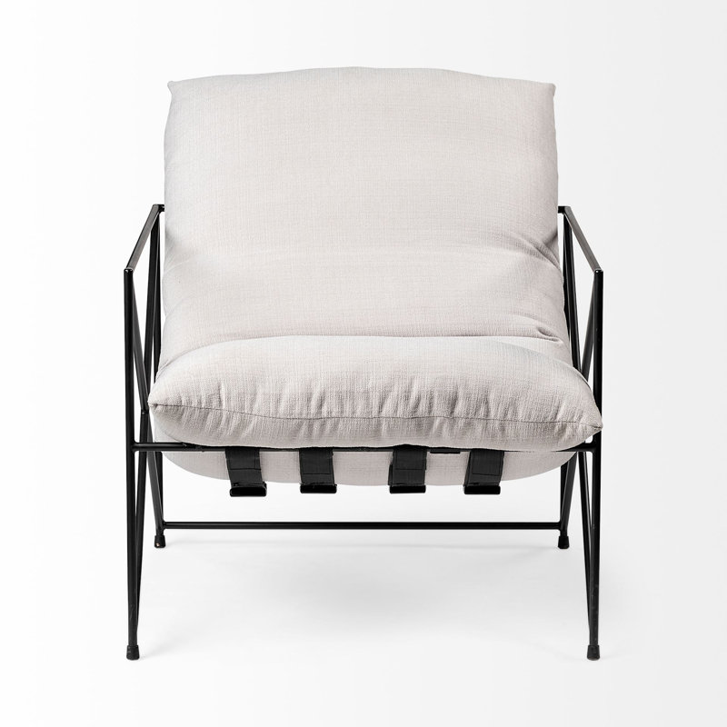 Fauteuil d'appoint Antanae, Crème
