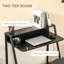 Emerfield Metal Base Writing Desk-907066659-907066658