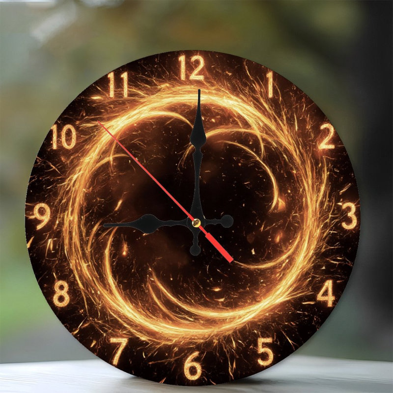 Horloge avec vortex féroce