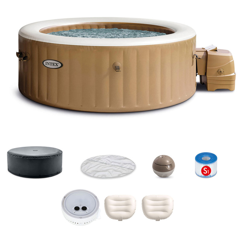 Intex PureSpa Inflatable Spa, Sahara, 4 Person