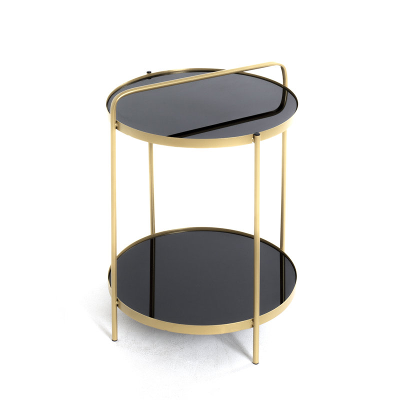 Sedillo Glass Top End Table