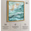 Art abstrait bleu sarcelle -681587522-681587524
