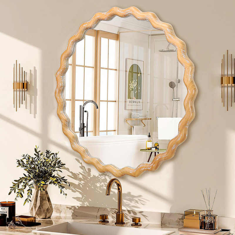 Miroir mural rond 27,5 po
