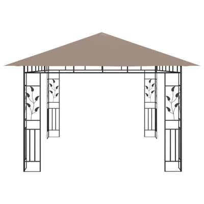Chaparosa Gazebo With Mosquito Net&LED String Lights 4X3x2.73