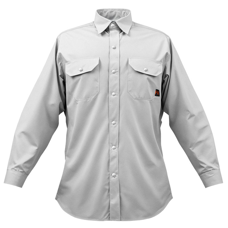 FR Welding Jacket - XXL Size, 7oz. Flame-Resistant Cotton Welding Jacket, Machine Washable Heat-Resistant Safety Jacket with Metal Snap Button & Adjustable Cuff, Meet ATPV 9.2 Cal/cm² Arc Rating