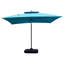 Parasol carré en porte-à-faux avec mât central, base de lac non incluse-579968650-579968649